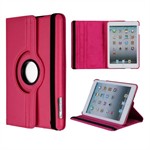 DK Billigste 360 Roterende Cover til iPad 2 / iPad 3 / iPad 4 (Magenta)